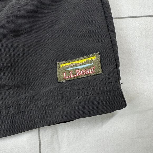 L.L. Bean Skirt Womens Large Black Nylon Hiking Outdoor Trail Modest Active Trek - Picture 6 of 9